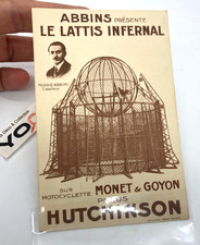 Objet ancien moto ancienne money goyon Terrot cpa ancienne hutchinson vélo