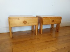 Paire tables chevet - de,