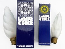 Ampoules Girard & Sudron - Torche Croze Vintage – Flamme Géante & Moyenne