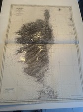 CARTE MARINE Plastifiée Rare Navigation CAP Chèvre Ile Glenan Et Corse
