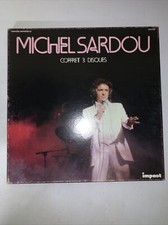 MICHEL SARDOU coffret 3 disques Lp vinyles 33T  Impact 6993080