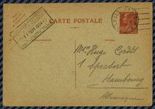 Entier postal MARCELIN BERTHELOT réf.COM.C1 Storch - PARIS pour HAMBOURG - 1934