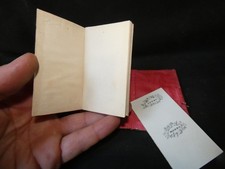 Carnet de bal ancien avec semainier  S199