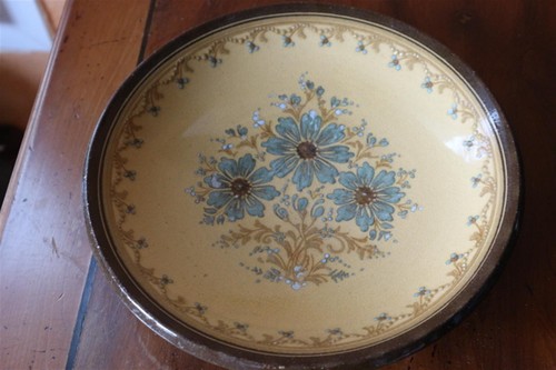 Ancien plat mural ceramique - plat,
