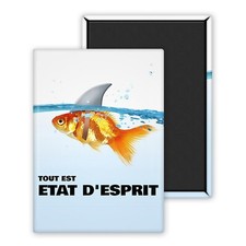 etat d'esprit-Magnet Personnalisé 54x78mm Photo Frigo
