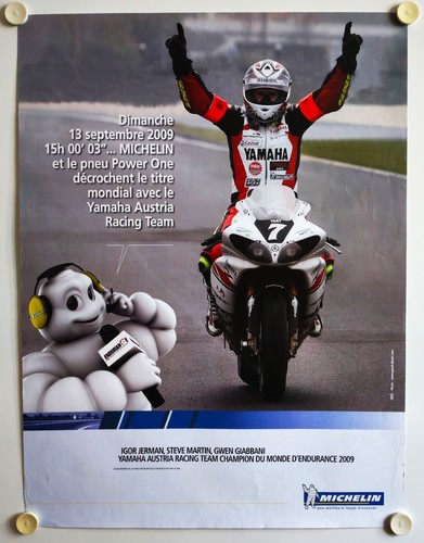 Affiche course moto gwen - moto,
