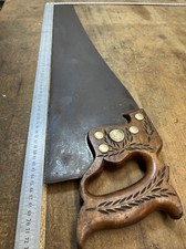 scie  G.H. BISHOP & CO. OUTIL ANCIEN old tool Scie 19e 1887  (n.103)