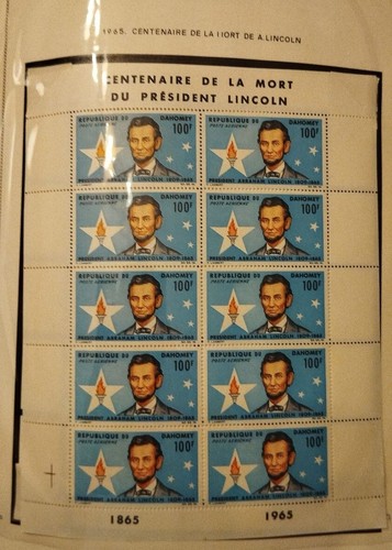 Timbre dahomey année 1965 - dahomey,