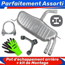 Pot d’échappement arrière