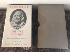 LA PLÉIADE      CORNEILLE        THÉÂTRE   COMPLET  II        1962