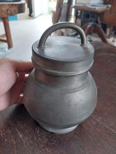 BOUILLON ANCIEN EN ETAIN DU XIXeS PORTE DINER GRAND BOUILLON + 1 KG DIM 20 CM 