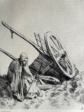 Alphonse Legros Gravure Eau