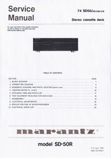 Service Manuel D'Instructions