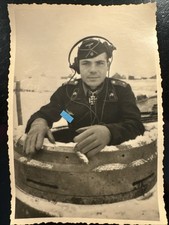 GERMAN Photo WW2 WWII ARCHIVE : Tankiste PANZERTRUPPEN