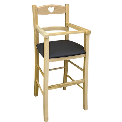 Chaise haute bois - en, color
