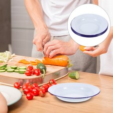  5 Pcs Plaque Emaillee Vintage