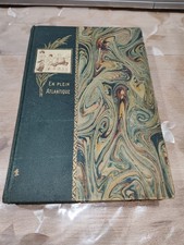 Ancien Livre 1930's En Plein Atlantique Paul Cervières Librairie geldage 