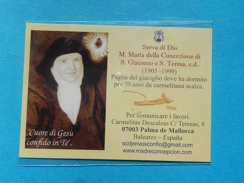 Image pieuse relique carmelite - pieuse,