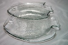 2 Assiettes en verre vintage
