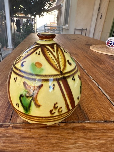 Vase boule desvres henri - boule, desvres,