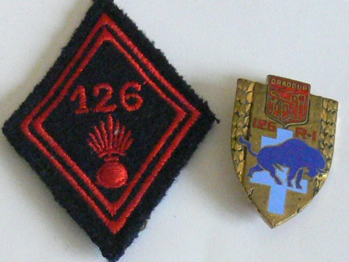 Infanterie 126ème tissu - 126ème, ri