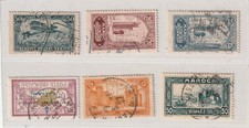 Lot Timbres Perforés MAROC, Perforation BEM