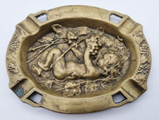 cendrier bronze enfant dans les vignes création l'Emaillo Paris sculpture