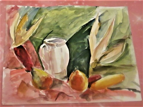 Aquarelle nature morte - nature, *