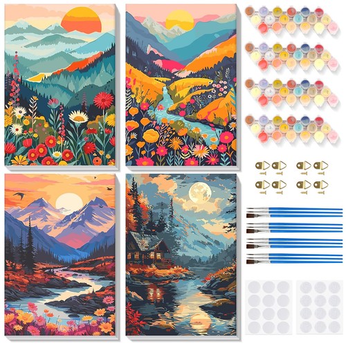 Pièces paysage peinture - pièces,
