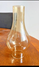 GLOBE  AMBRE VERRE CHEMINEE