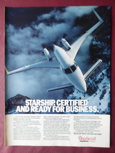 1988 pub beechcraft - pub, raytheon