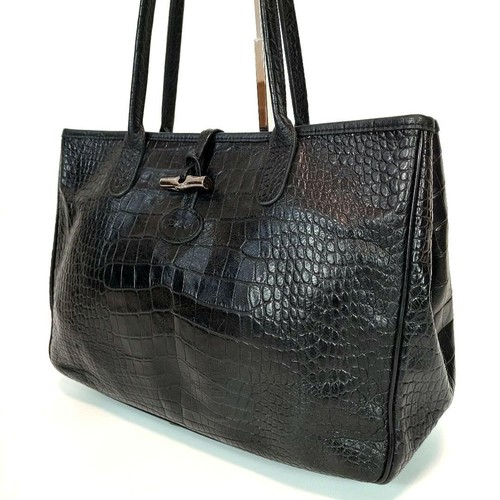 Longchamp roseau croco - longchamp, leather