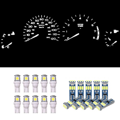 White dash instrument cluster - dash,