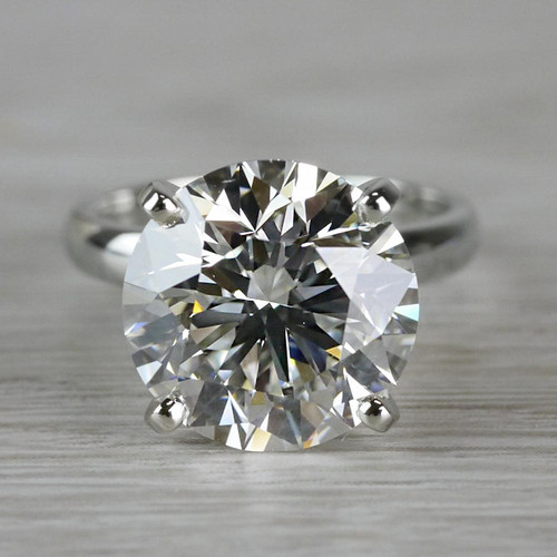 Bague solitaire moissanite - bague,