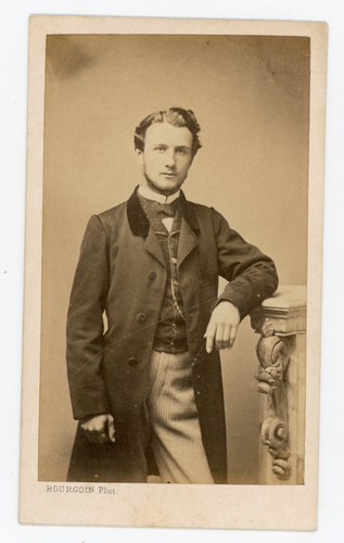 Photo cdv jeune - photo, un