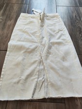 Jupe en jean blanc Zac & Zoe