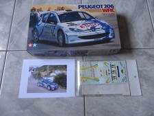 Tamiya 1/24 Peugeot 206 WRC + decals version "Gauloise"