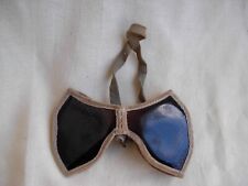 CURIEUSE ANCIENNE LUNETTE DE SOLEIL,MONTURE TISSU,MOTARD,VOITURE?