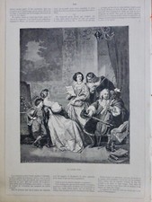 1872 MUSIQUE VIOLONCELLE CONTREBASSE REPETITION FAUSSE NOTE 1 JOURNAL ANCIEN