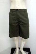 Timberland Bermuda Homme Taille 44 Chino Pantalon Vert En Coton Pant Logo Man