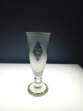 Vase émaillé cristal art - vase,