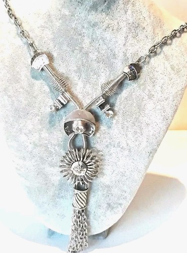 Collier sautoir rétro - sautoir,