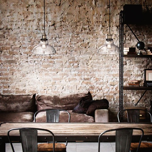 Lampe suspendue lustre vintage - suspendue,