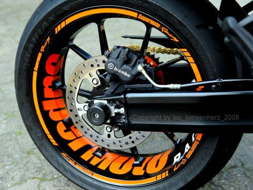 Autocollants jantes supermoto - autocollants,