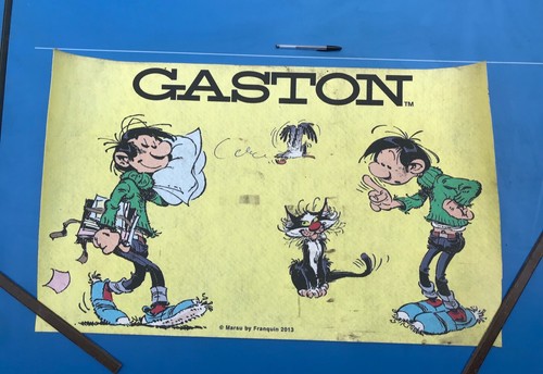 Gaston lagaffe rare poster - lagaffe, en