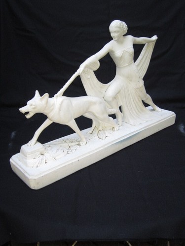 Statuette platre bas - statuette,