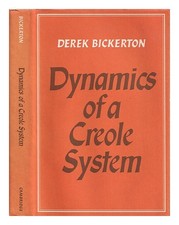 BICKERTON, DEREK Dynamiques