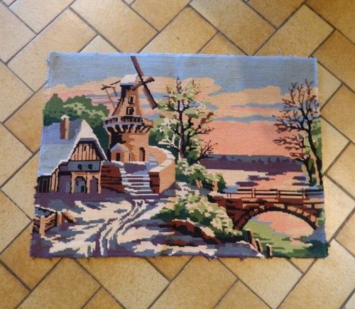Vintage tapisserie murale - vintage,
