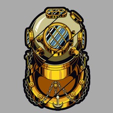 CASQUE SCAPHANDRE PLONGEUR