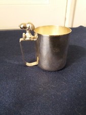 MUG SNOOPY en métal argenté